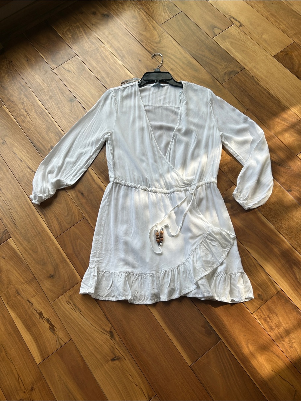 Blue Island White Beach Coverup